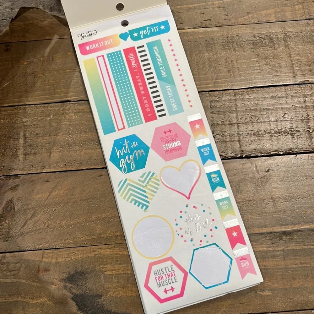 The Happy Planner Washi Fitness stickers